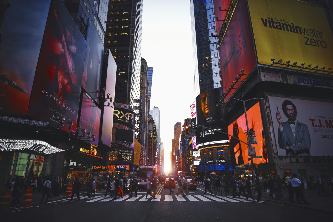 Time Square, New York during daytime